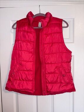 aerie Women’s Bright Pink Quilted Puffer Vest